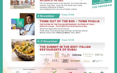 WELLBEING, REGIONAL CUISINE AND THE CHEFS OF THE FUTURE: THE PROGRAM OF THE 14th ITALIAN CUISINE WORLD SUMMIT